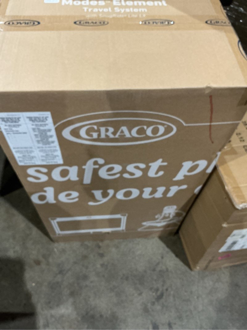 Condition photo showing New/Like New for graco modes element travel system, canter stroller + car seat canter