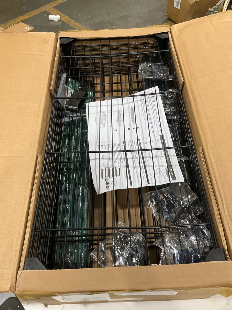 Condition photo showing New/Like New for 1250 lbs 5 tier shelf metal storage shelves shelving wire rack heavy duty closet organizers for garage kitchen bathroom laundry black 13.8" d x 29.5" w x 59.5" h 5 tier, 13.8" d x 29.5" w x 59.5" h black
