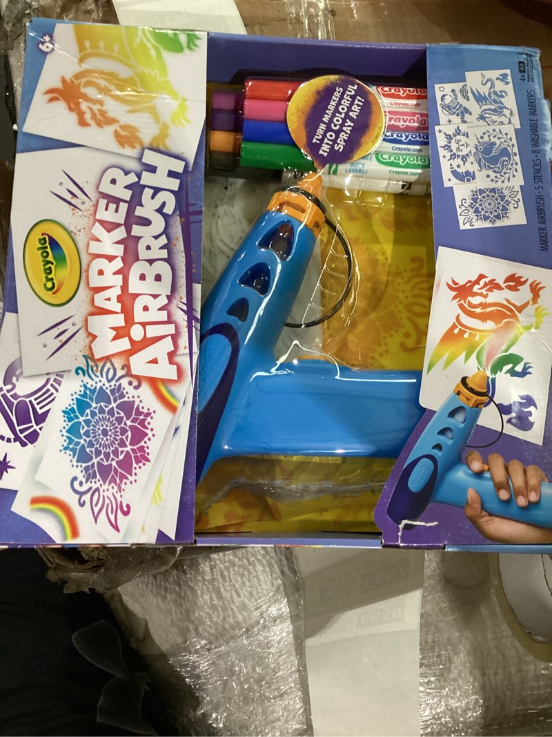 Condition photo showing Good Condition for crayola marker airbrush spray art kit  easter basket essential  diy art set  creative toys and crafts for kids  6+