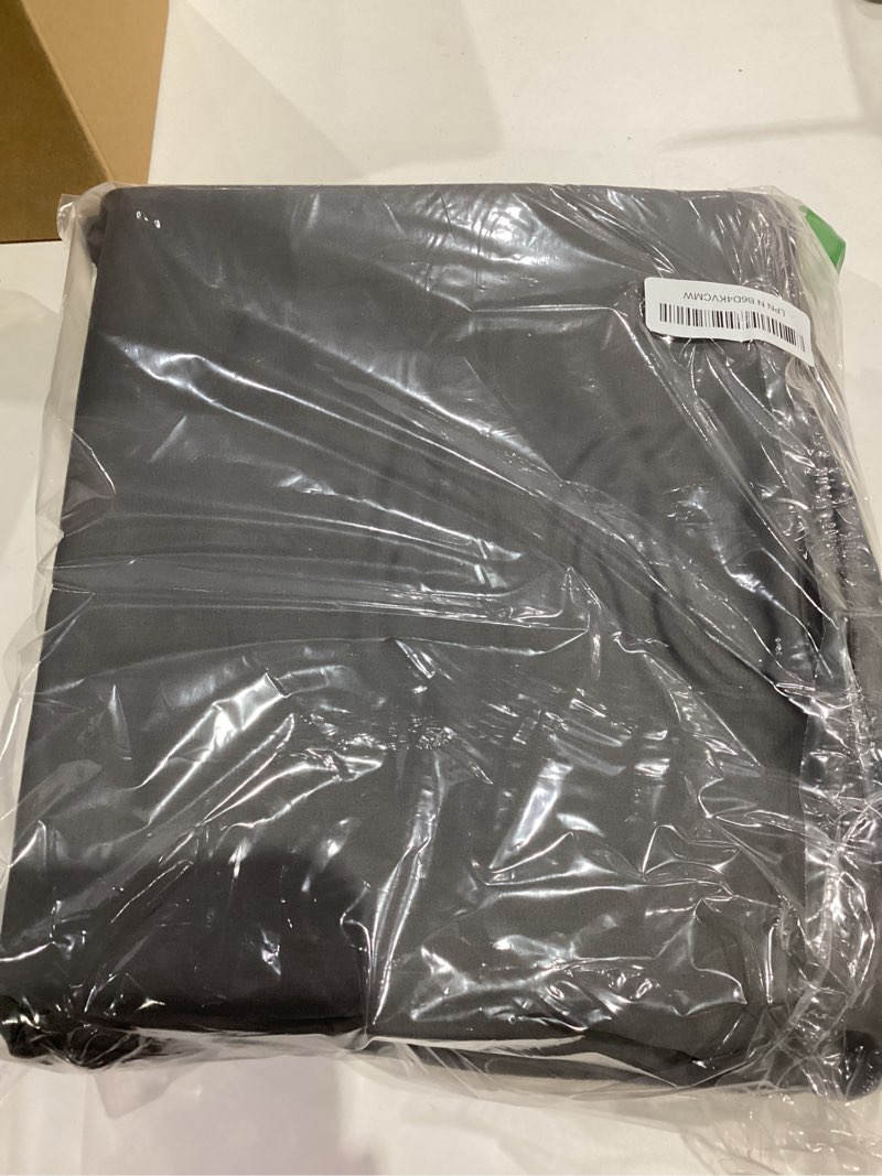 Condition photo showing Good Condition for Amazon Aware 100% Organic Cotton 300 Thread Count Sheet Set - Dark Gray, Queen Dark Gray Queen Sheet Set