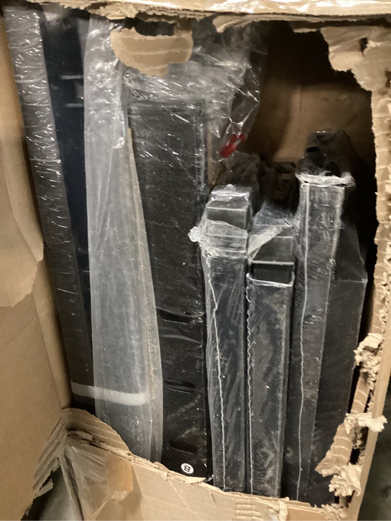 Condition photo showing As Is for Eavesince Queen Bed Frame 14 Inch High Max 1000 Pound Heavy Duty Sturdy Metal Steel Queen Size Platform No Box Spring Needed Black