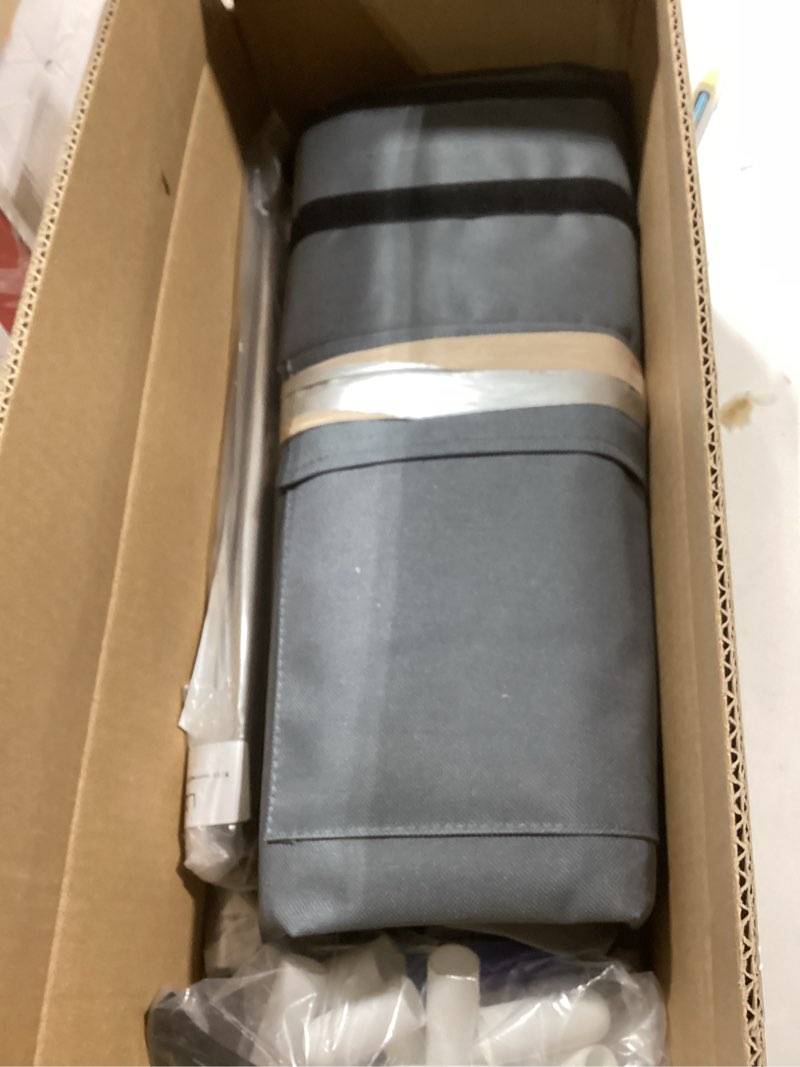 Condition photo showing Good Condition for Generator Tent with Bracket, Generator Covers While Running, Waterproof Heavy Duty Tarps, Rooftop Design No Water Accumulation, 1680D+210D Double Layer, 28" x20" x20", Gray Gray,with bracket 28x20x20