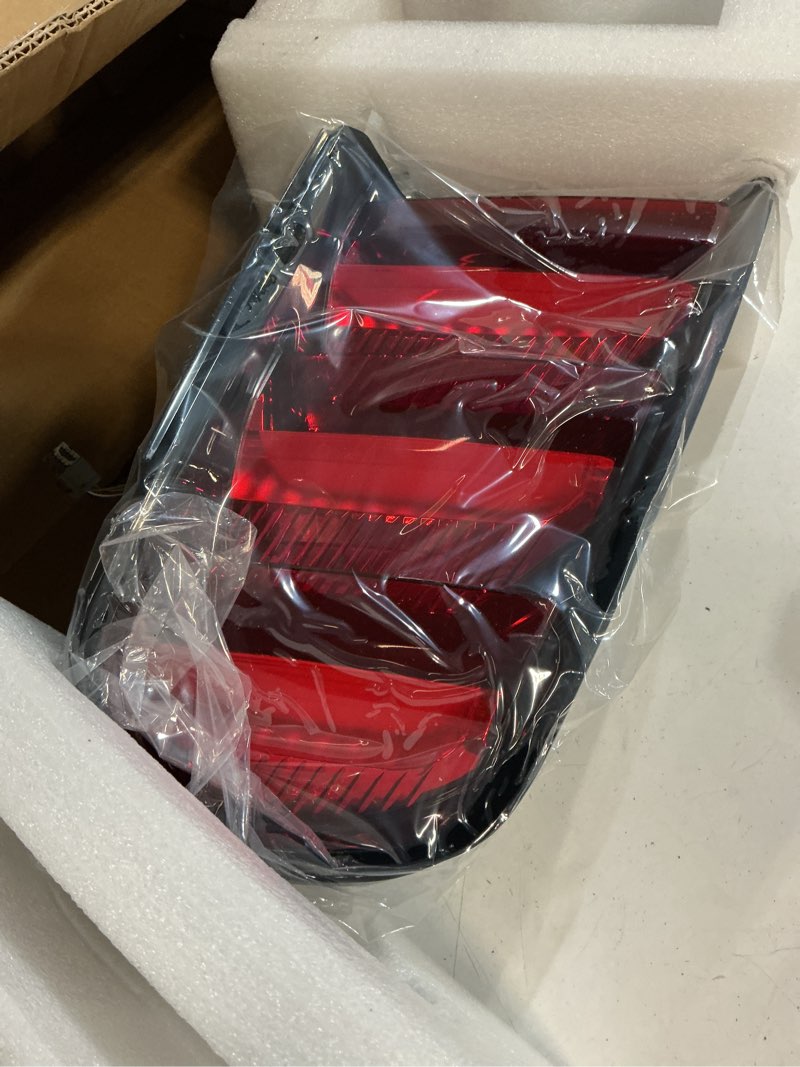 Condition photo showing New/Like New for led tail lights for 2015 2016 2017 ford mustang ecoboost gt 350 | left driver side sequential turn signal rear brake lamp assembly plug & play replacement fr3z13405g 2015-2017 left driver side