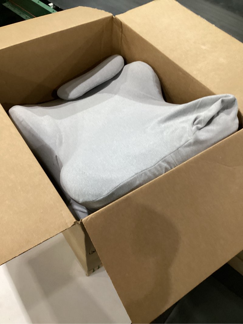 Condition photo showing Good Condition for multifunctional pillow, featuring breathable memory foam waist support, large size with high resilience, provides comprehensive support (grey)