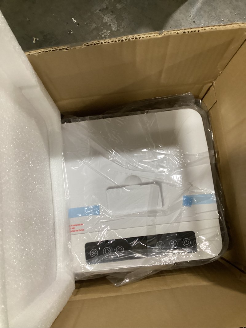 Condition photo showing New/Like New for portable air conditioners, 3-in-1 evaporative air cooler,cooling fans that blow cold air with 60° oscillation,9h timer,3 modes & 12 speeds, 8 ice packs, windowless portable ac for room,bedroom,office