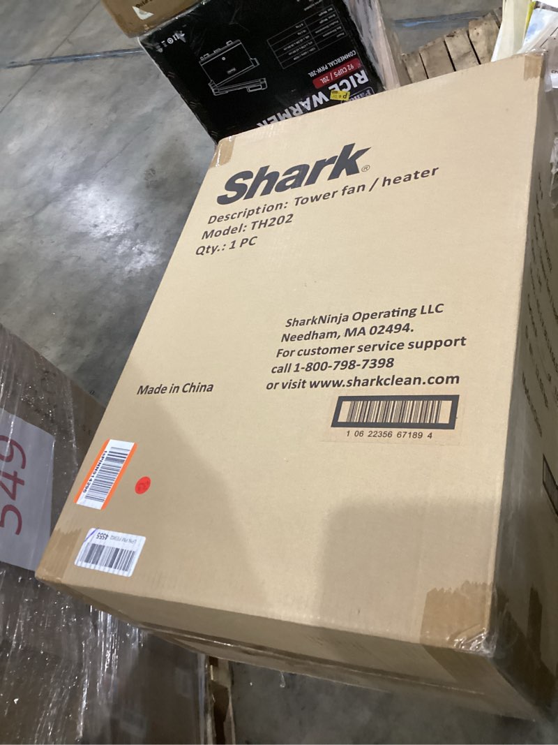 Condition photo showing As Is for Shark TurboBlade Cool + Heat – 2-in-1 Bladeless Tower Fan & Space Heater for Customizable Year-Round Indoor Use, Bedroom, Living Room, & Office | Powerful Cooling + Rapid Room Heating, Charcoal, TH202