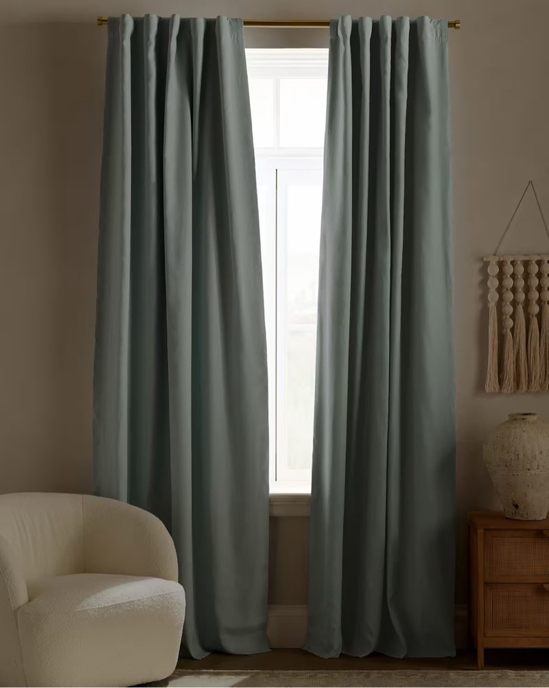 quince european linen blackout curtain 96 in x 96 in 244 cm x 244 cm