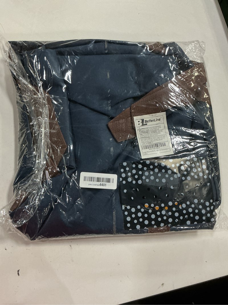 Condition photo showing New/Like New for blue large duffel bag for traveling - heavy-duty 600d polyester, waterproof with reinforced handles, holds 100 lbs - premium quality duffle bag perfect for travel & storage - 42" x 16" x 20" inches