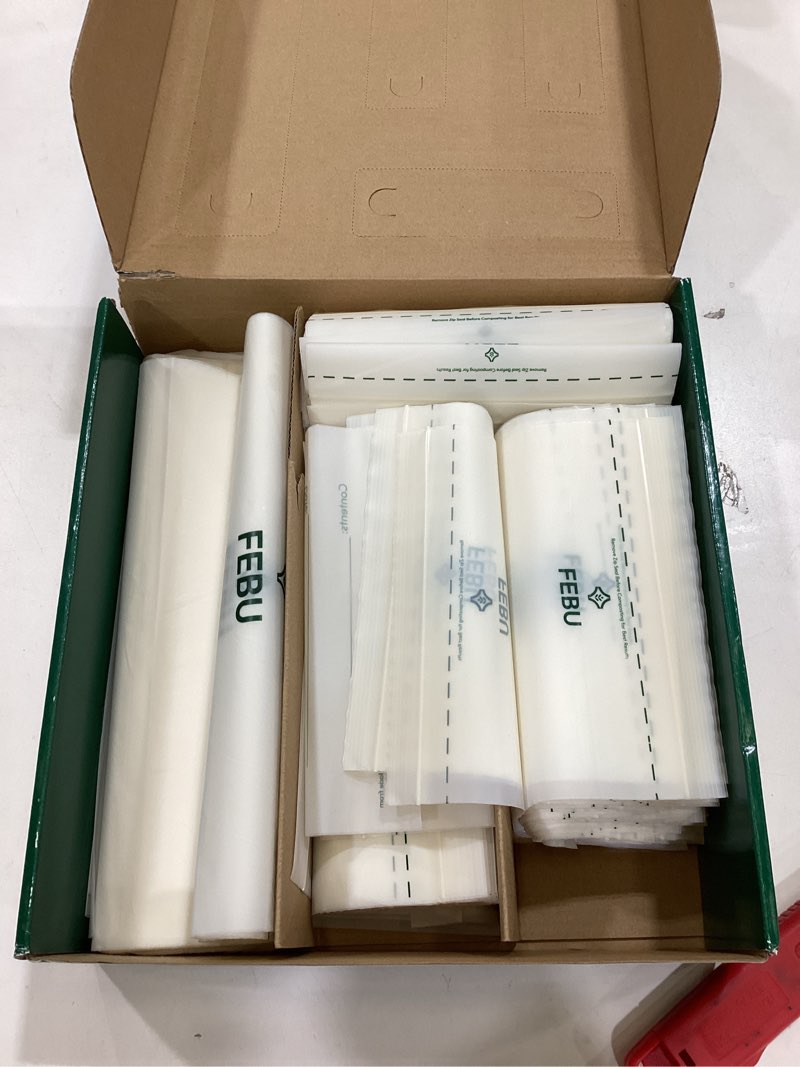 Condition photo showing Good Condition for FEBU Compostable Food Storage Bags Variety Pack, 260 Count | Compostable & Biodegradable | PFAS & BP