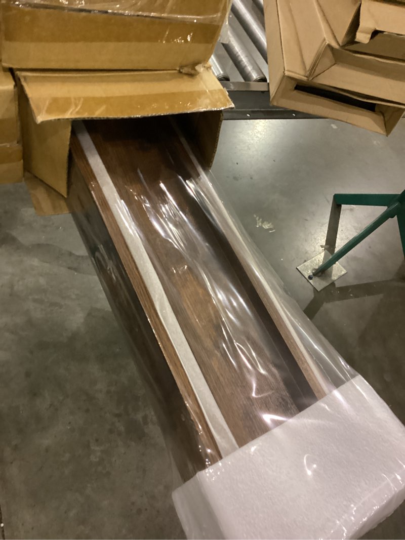 Wall shevles color walnut brown