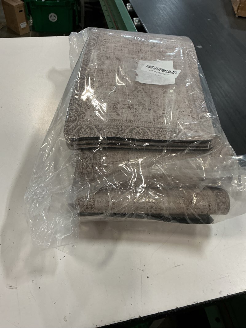Condition photo showing New/Like New for tiveney stair treads non slip 15pcs 8"x30" stair runner, rubber backing carpet stair treads for wooden steps, washable safety carpet for stairs khaki indoor staircase step treads for kids elder dogs 8" x 30" khaki 15
