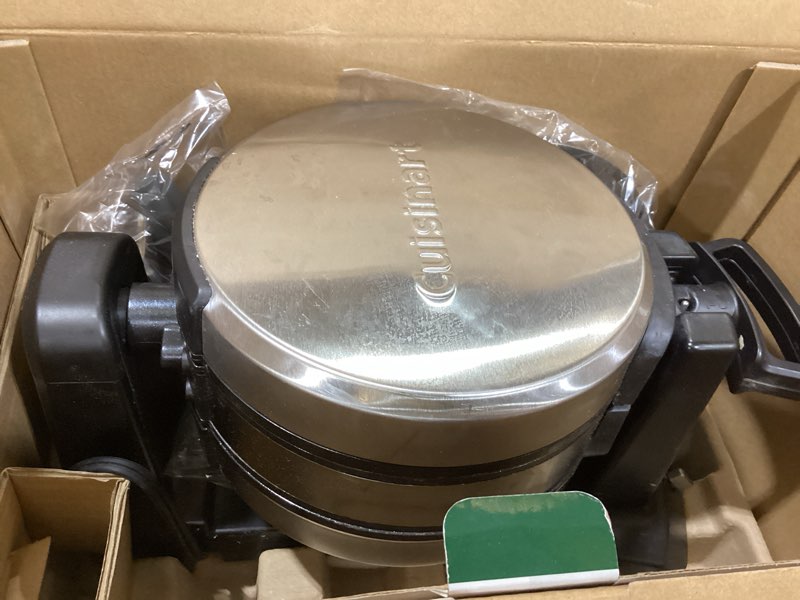 Condition photo showing New/Like New for Cuisinart Double Flip Belgian Waffle Maker, WAF-F40NAS New Double Flip