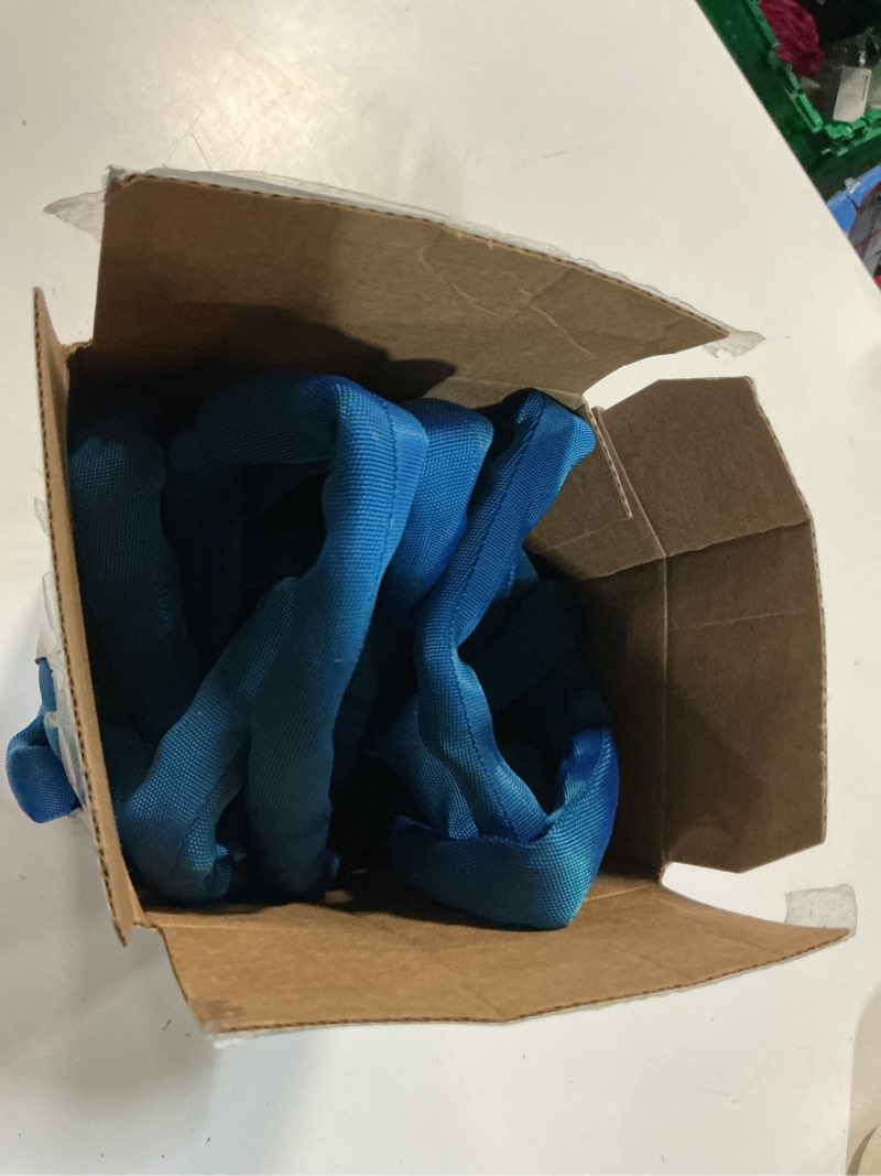 Condition photo showing As Is for project source project source lightweight 1/2-in x 30-ft premium -duty kink free woven blue coiled hose