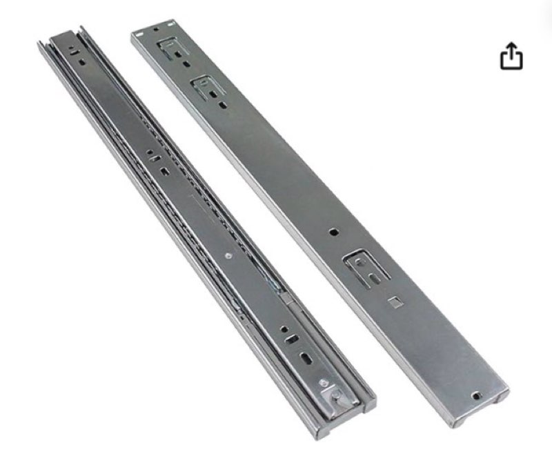 Firgelli Automations 24" Inch Guide Rail - 400 lbs Capacity