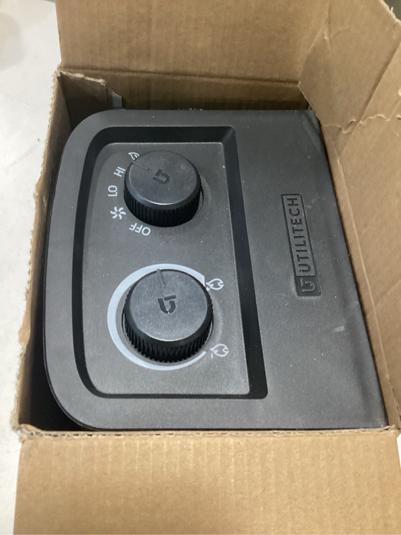 Condition photo showing As Is for Utilitech Up to 1500-Watt Ceramic Compact Personal Indoor Electric Space HeaterUtilitech