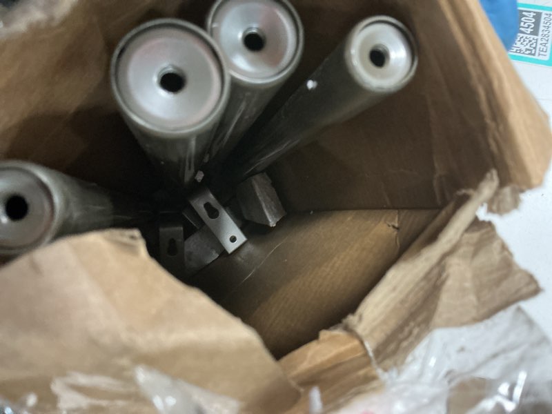 Condition photo showing Good Condition for SIMILAR  77-144 Brushed Nickel Curtain Rod for Windows 1 Inch Adjustable Drapery Pole, Heavy Duty Outdoor/Indoor Modern Curtain Rods, Easy Installation Satin Nickel