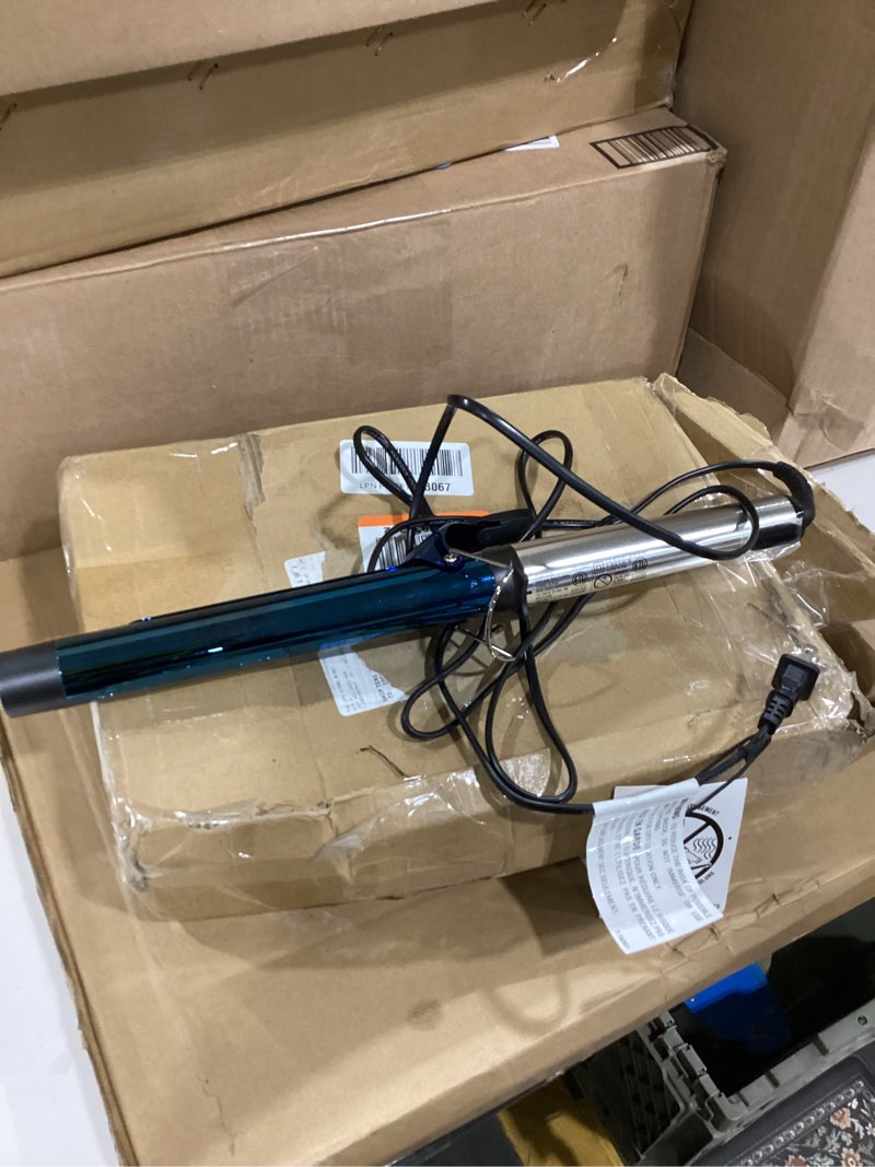 Condition photo showing As Is for Nano Titanium Prima Ionic Hair Straightener, curl and straighten hair with one professional tool 1 1/4 Inch Rose Gold