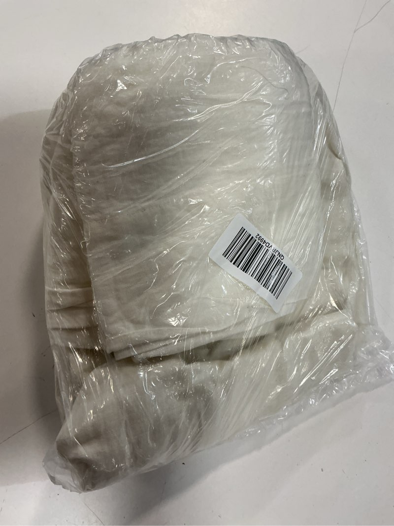 Condition photo showing Good Condition for european linen fitted sheet set, full, ivory