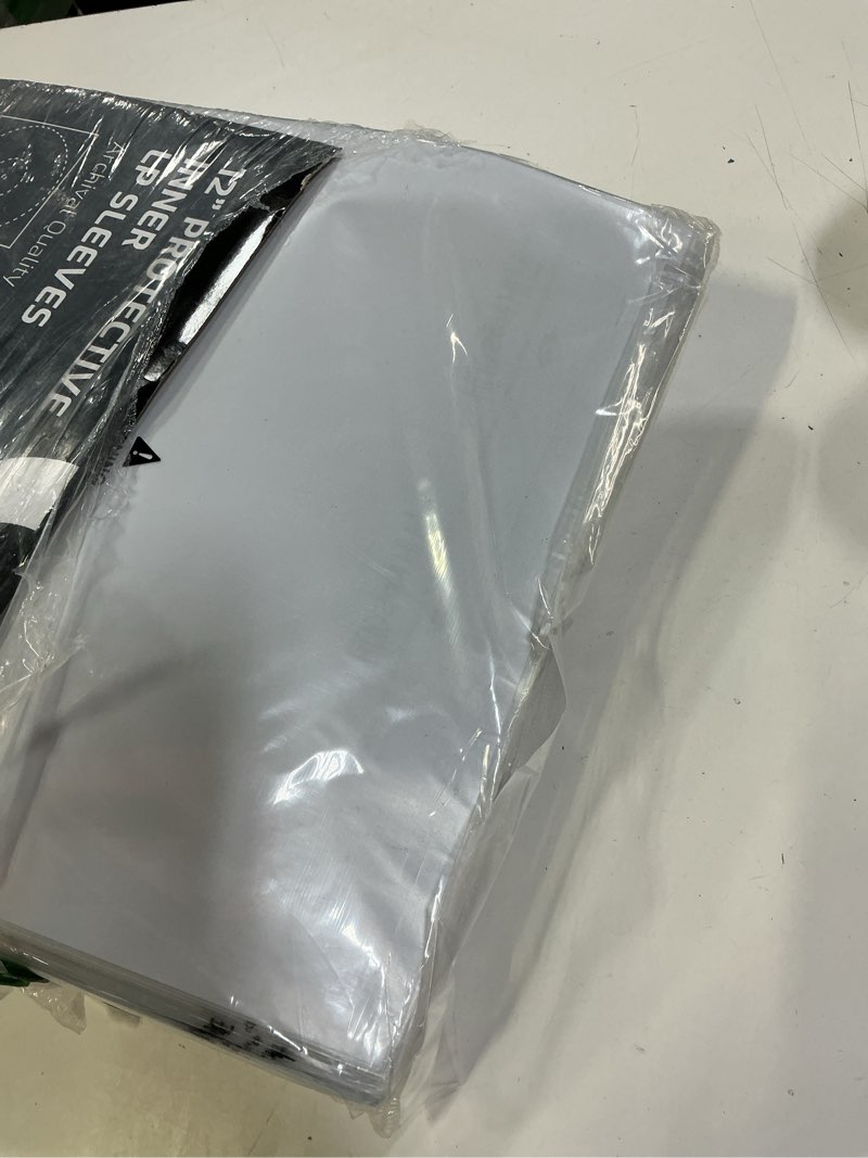Condition photo showing New/Like New for Hudson Hi-Fi Anti-Static Vinyl Record Inner Sleeves - Protective Vinyl Record Inner Sleeve 500 Pack - Protect Your LP Albums from Scratches, Dust & Dirt - Acid-Free Rice Paper Interior Disc Covers