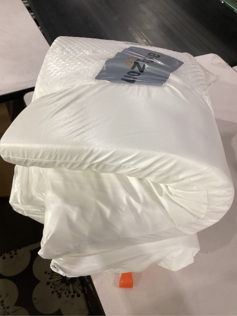 memory foam mattress topper. unknown size 