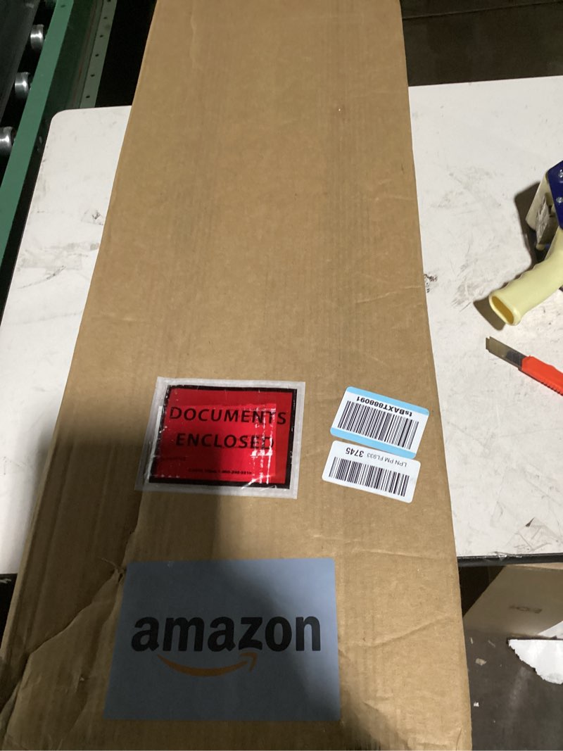 Condition photo showing New/Like New for 1 pcs door kick plates - 10 x 34 inches kick plates for exterior interior doors protection decor, 1.5mm (1/16 inch) thickness rectangular aluminum door push plate (black) 10 x 34 inch black