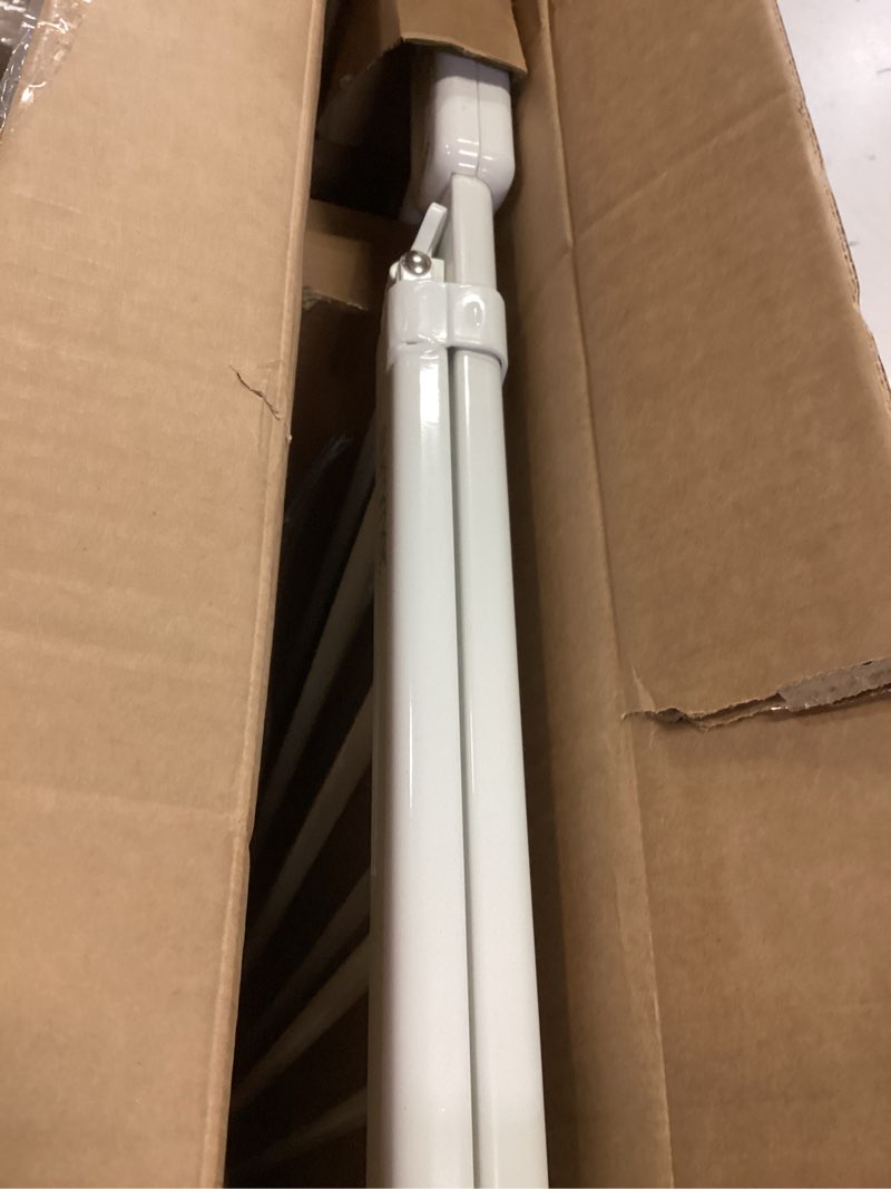 Condition photo showing Good Condition for cumbor 29.7-46" baby gate for stairs, toddler safety essentials for the house, auto close dog gate for doorways, mom's choice awards winner-easy install pressure mounted pet gates for dogs, white white 29.7"-46"w x 30.5"h