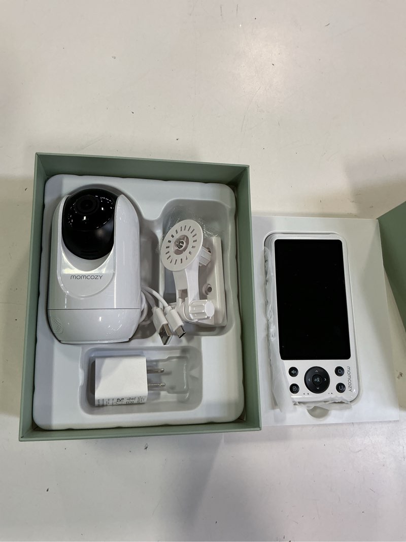 Condition photo showing Good Condition for Momcozy Smart WiFi Baby Monitor with Camera and Audio, 5" 1080P Screen with Wall Mount, Motion & Cry Detection, Safe Fence, Clear Night Vision, 5000mAh Battery, 2-Way Talk, Photo & Video Recording BM04 with 1 Camera