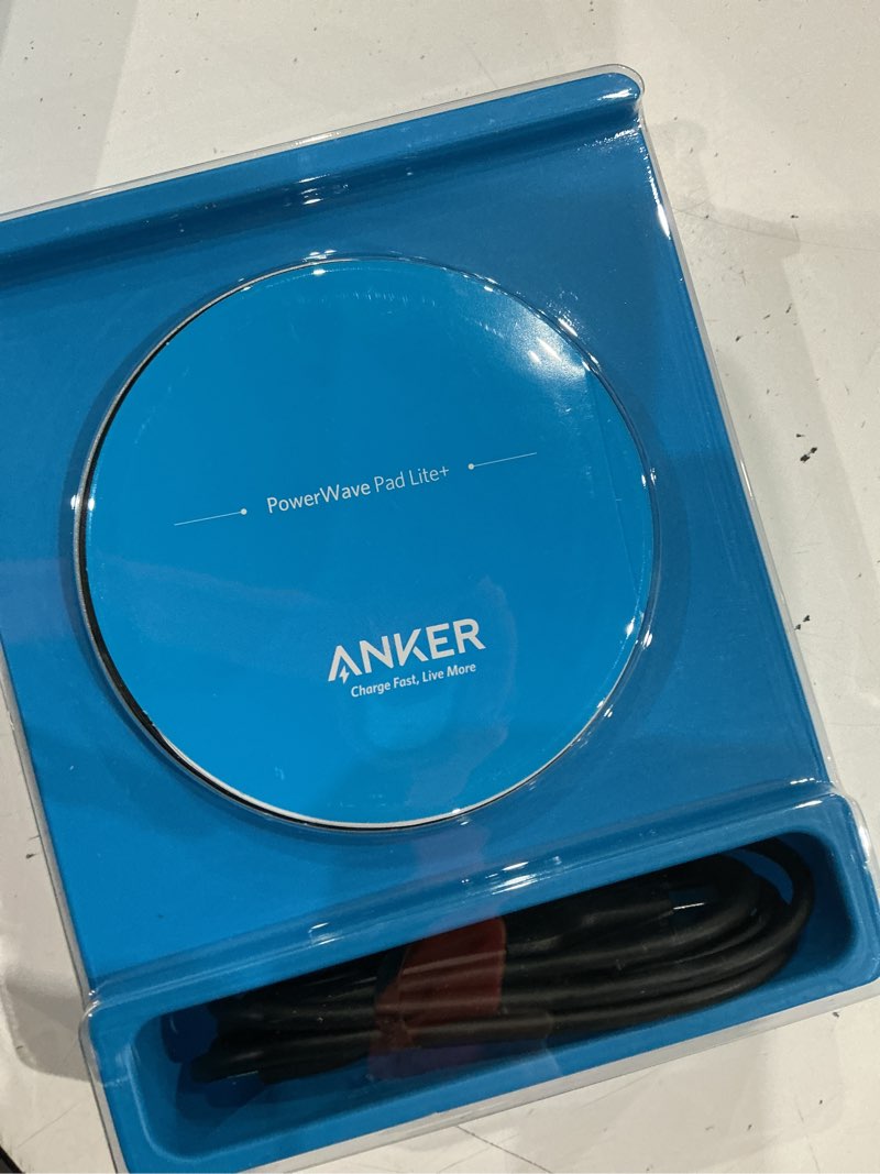 Condition photo showing Good Condition for anker powerwave pad lite+ wireless charging pad with power adapter, 5w - black