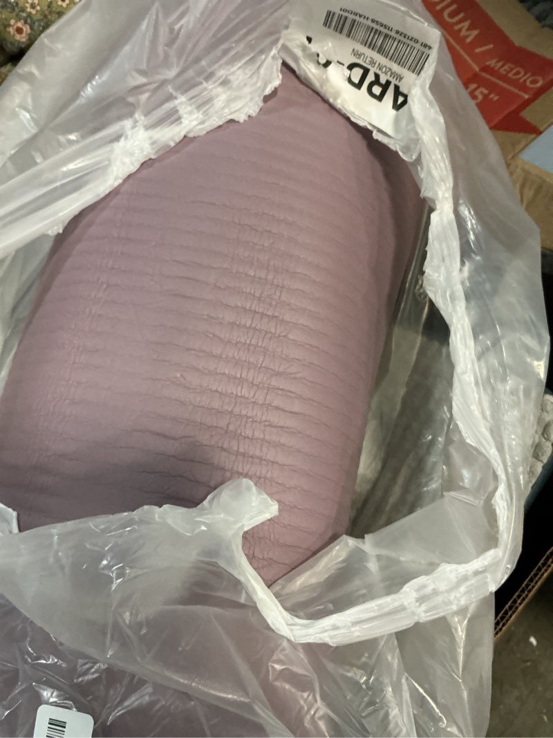 Condition photo showing Good Condition for Eunzel Hot Yoga Towel - Microfiber Non Slip Yoga Mat Towel with Grip Dot Sweat Absorbent Towel for Hot Yoga, Pilates and Fitness 72" x 24", Taro Purple/White Taro Purple/ White