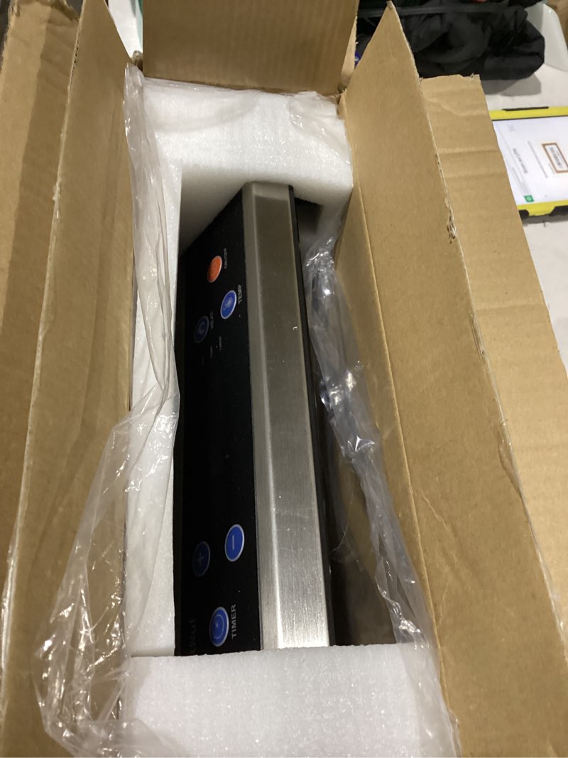 Condition photo showing Good Condition for Stainless Steel Induction Cooktop, Professional-Grade Induction Cooker with Precise Temperature Control,Portable Countertop Burner with UL Certified, 10 Hours Timer Powerful 1800W Hot Plate