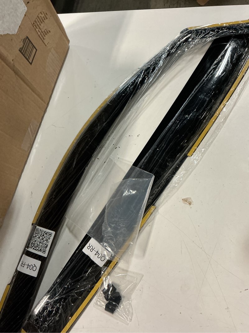 Condition photo showing Good Condition for in-channel window rain guards fit for chevy silverado 1500/gmc sierra 1500 2019-2026 crew cab extra durable window deflectors window visors vent visors vent shades truck accessories 2019-2026 chevy silverado/gmc sierra 1500 crew cab