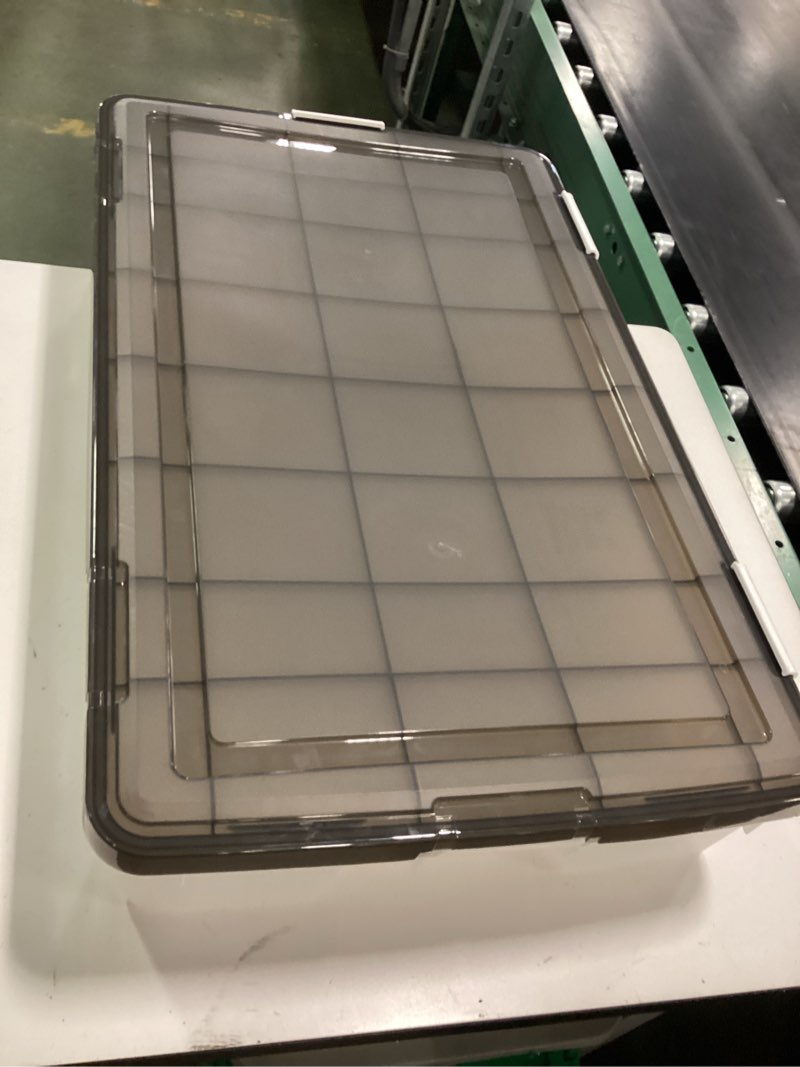 Large Clear Plastic Storage Bins with Lids