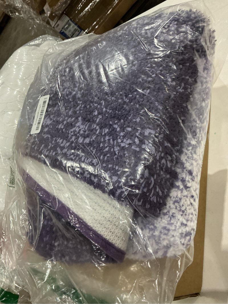 Condition photo showing Good Condition for olanly bathroom runner rugs mat 44x24, extra soft absorbent microfiber bath rugs, rubber backing, quick dry, washable long bath mats for bathroom floor, tub and shower, home decor accessories, violet 44" x 24" violet