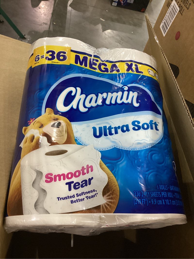 Charmin toilet paper 6 rolls