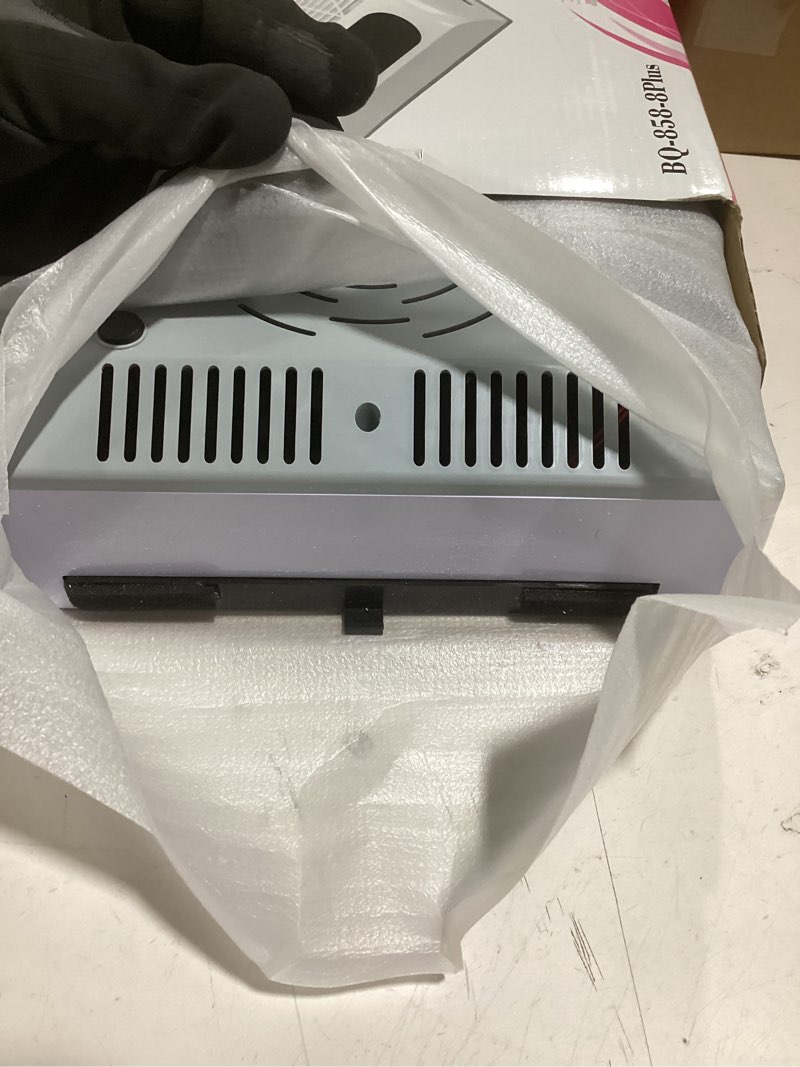 Condition photo showing Good Condition for nail dust collector vacuum 80w adjustable power suction cofashion nail dust cleaner machine for manicure, dust collector for nails for salon home use- nail filter when using nail drill a2-white 80w adjustable