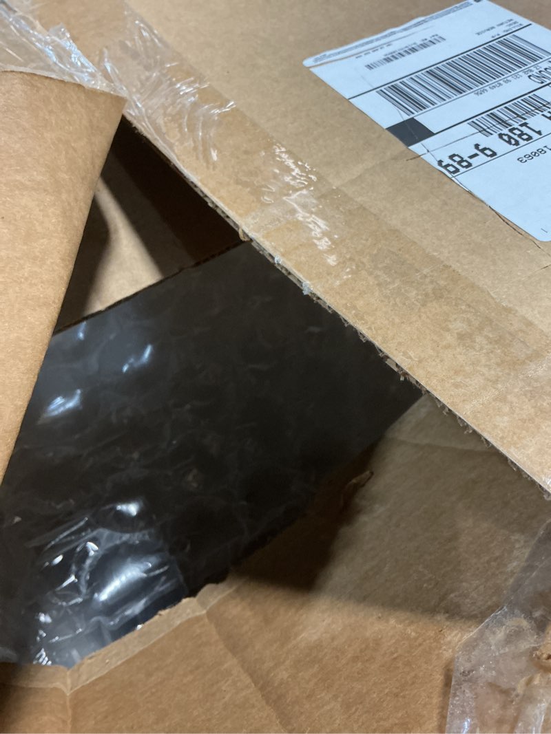 Condition photo showing New/Like New for royal designs square cut corner basic lamp shade, linen beige, 11 x 17 x 15 (bs-716-17lnbg) linen beige 11 x 17 x 15