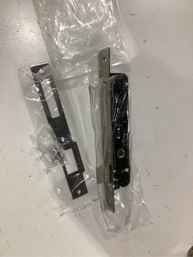 Condition photo showing New/Like New for 1pcs silver aluminum alloy 2 point bolt mortise lock replacement fit for pella storm door handle set part with screws 2085
