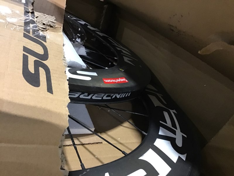 Condition photo showing Good Condition for Superteam 88mm Carbon Clincher Fixed Gear Bike Wheelset 23mm Single Speed Wheel