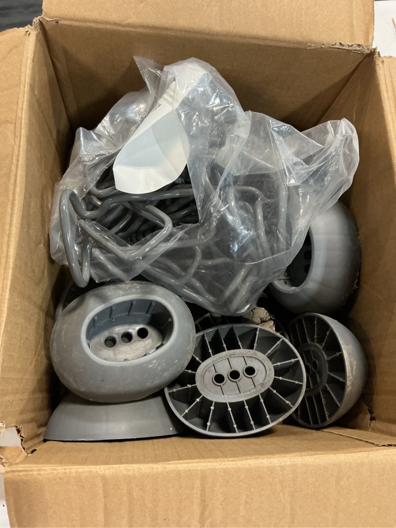 Condition photo showing As Is for funsicle oasis pool leg caps, set of 13