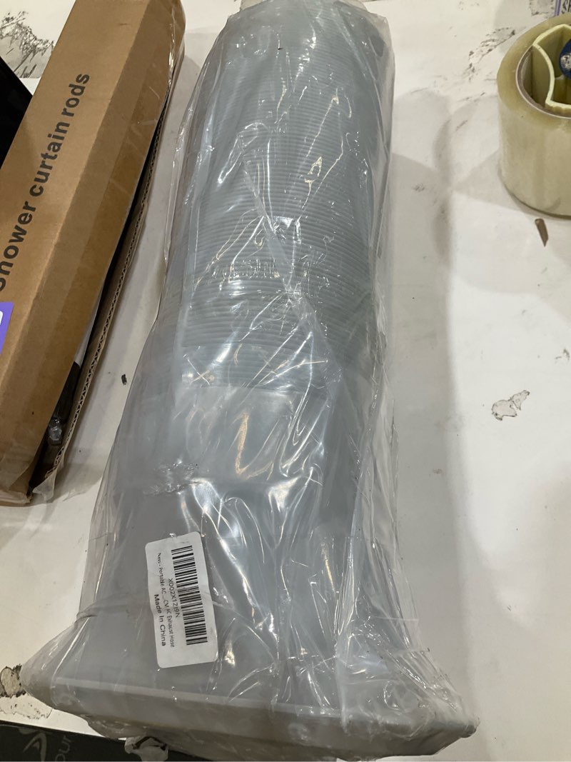 Condition photo showing Good Condition for portable ac window vent kit with 5inch hose 6pcs window seal kit for portable air conditioner, adjustable sliding window kit plate for ac unit ac window seal suitable for 5”/13 cm 5inchs