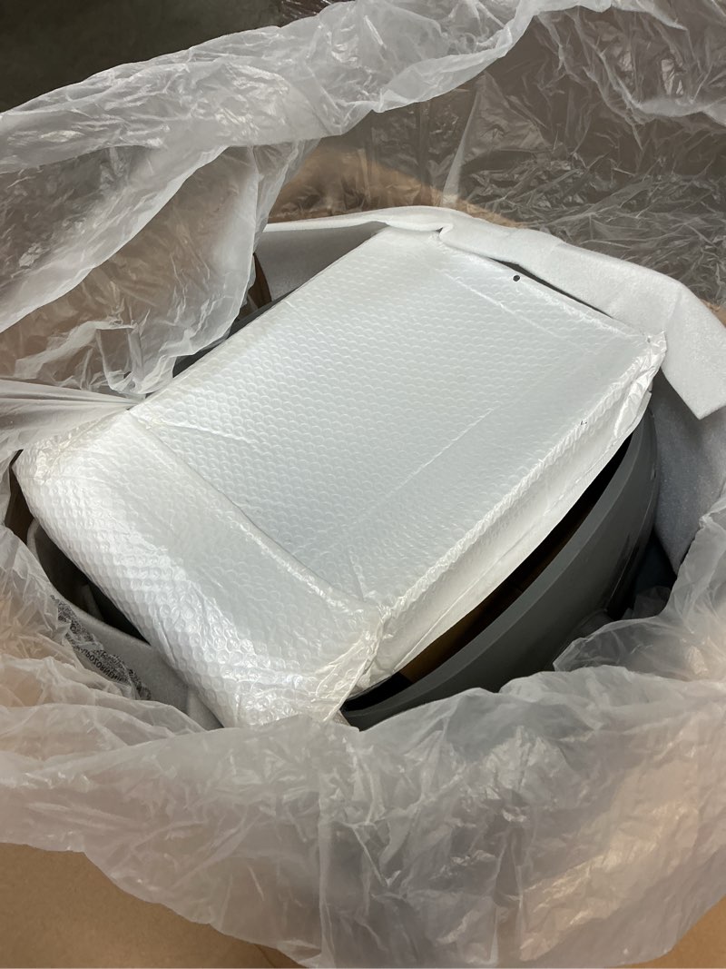Condition photo showing Good Condition for gimars open top design self cleaning litter box, automatic cat litter box for multiple cats & senior cats, app control with safety sensors, low odor, includes trash bags & litter mat gray