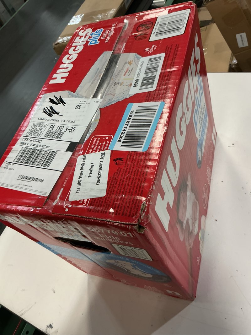 Condition photo showing New/Like New for huggies size 2 diapers, little snugglers baby diapers, size 2 (12-18 lbs), 148 count size 2 148