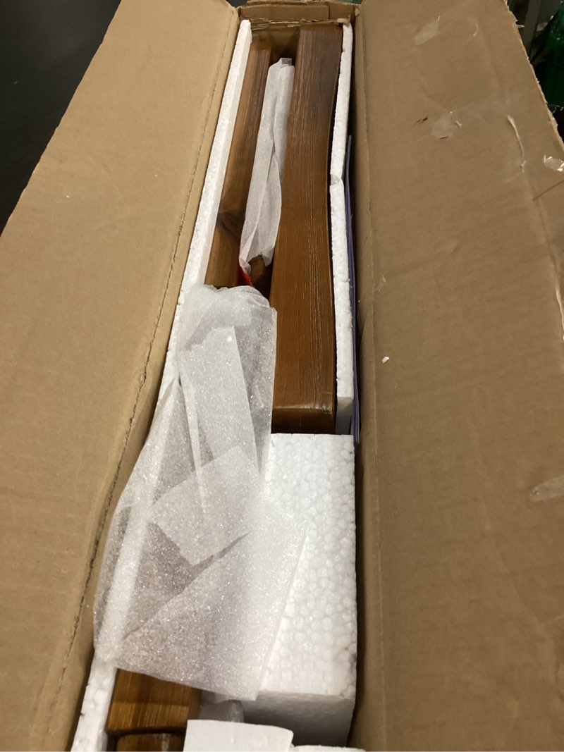 Condition photo showing Good Condition for boraam sonoma stool, chestnut chestnut bar height 1