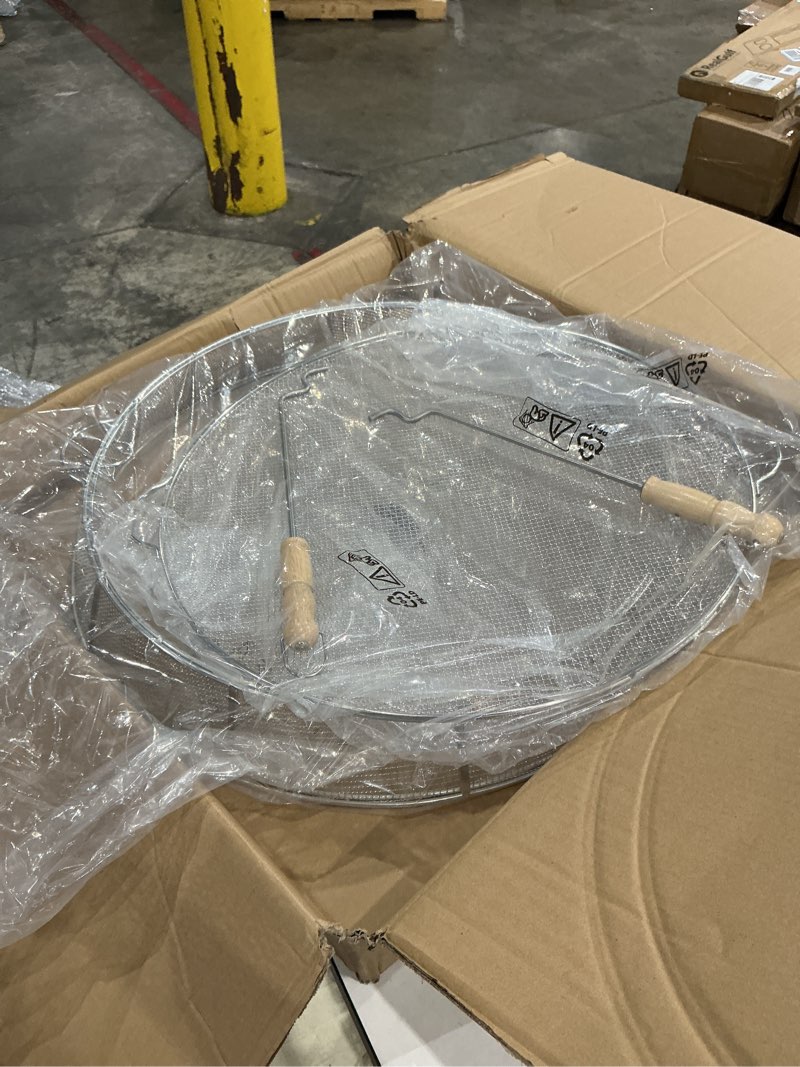 Condition photo showing Good Condition for item similar// safbbcue fire pit spark screen for solo stove ranger shield accessories, stainless steel fire pit protector mesh screen for solo stove ranger screen cover, round spark screen with removal tools 15\" for ranger spark screen
