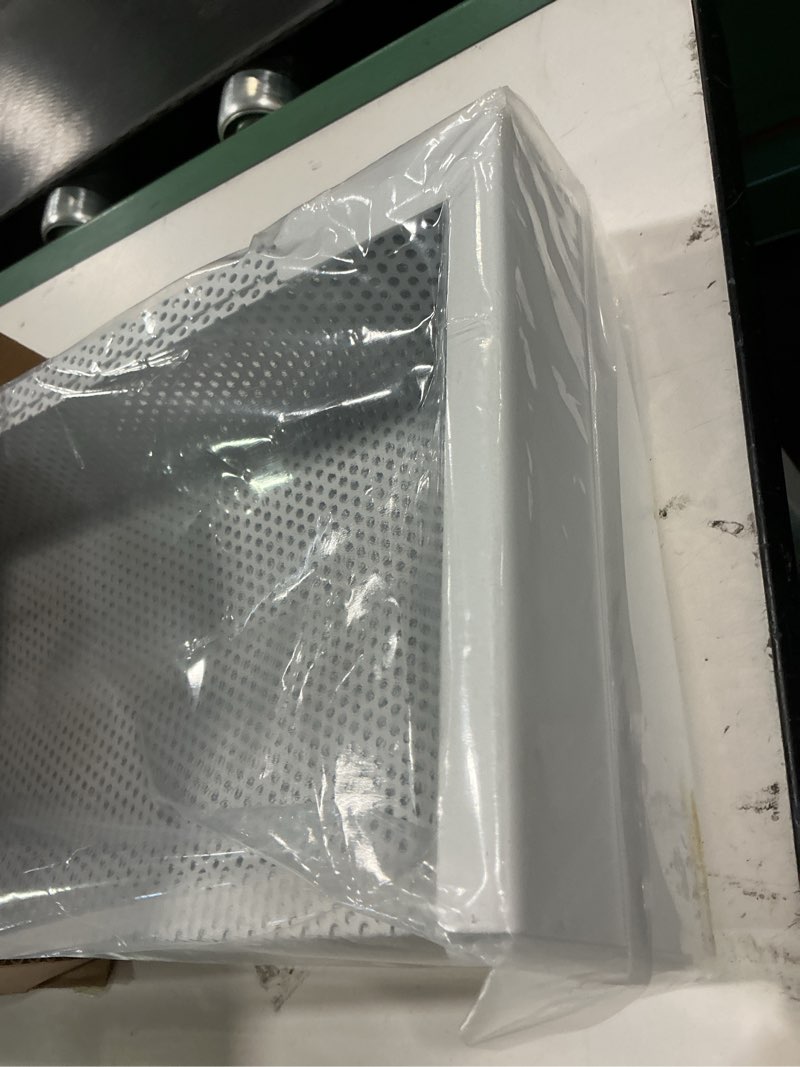 Condition photo showing Good Condition for 4ft Steel Easy Slip-On Baseboard Heater Cover with End Caps for Bathroom & Hydronic System for Replacing Old Cover, White Cover 4ft ?With End Caps?