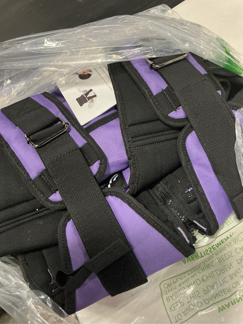 Condition photo showing Good Condition for sportneer adjustable weighted vest weights: 2-18 lbs/2-42 lbs washable weight vest for walking 16 in 1 fast adjust rucking vest for women and men home gym running jogging strength training vests purple 2-30 lbs