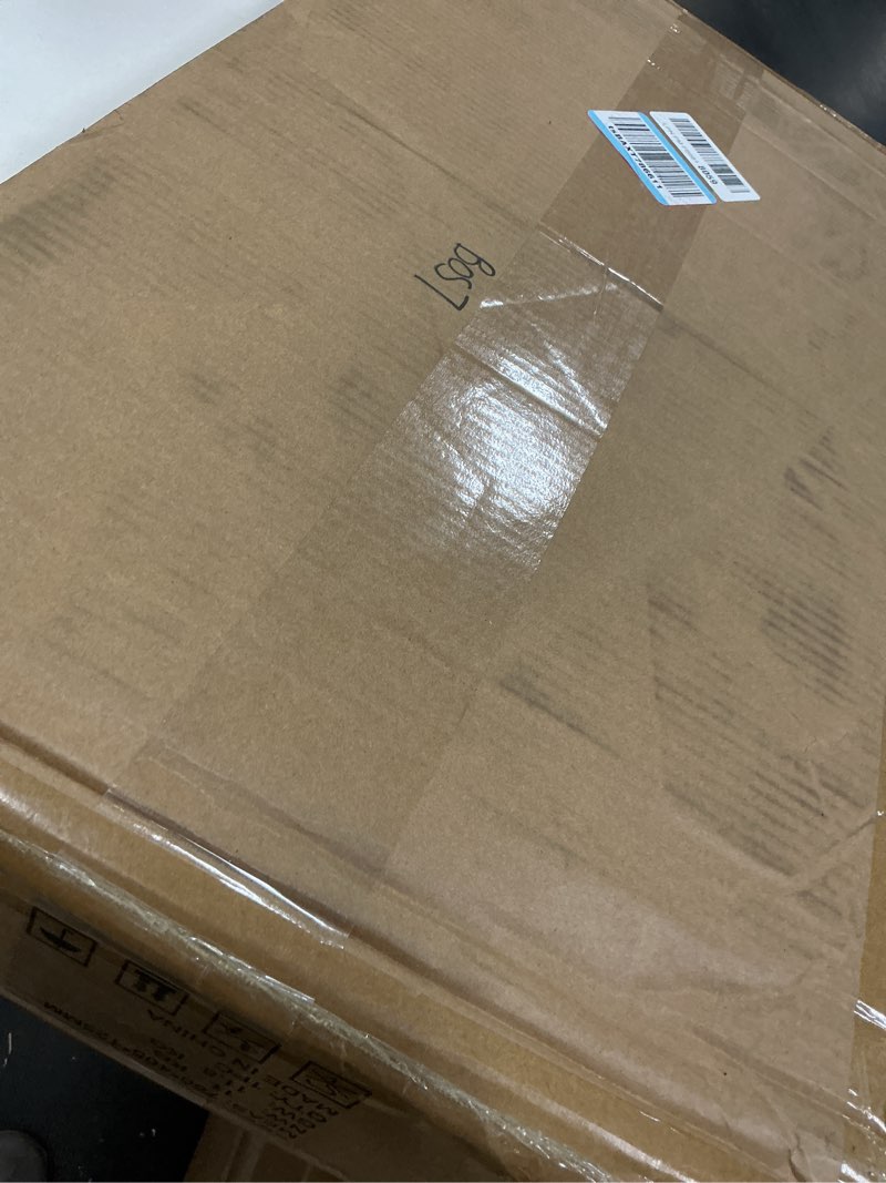 Condition photo showing Good Condition for (Incomplete)LIDYUK Record Player Stand, Vinyl Record Storage Table End Table with Display Shelf Holds up to 130 Albums, Large Nightstand Wood Turntable Stand Cabinet Side Table for Living Room, Bedroom, White