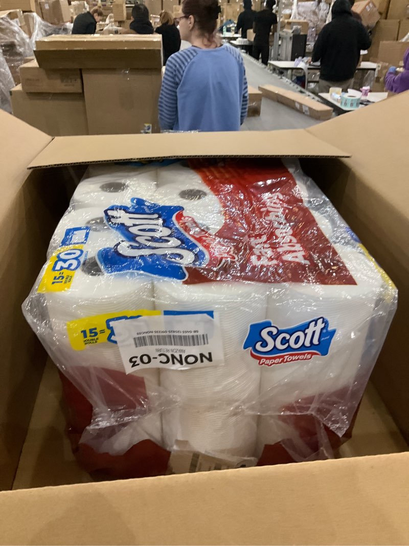 15 paper towel rolls