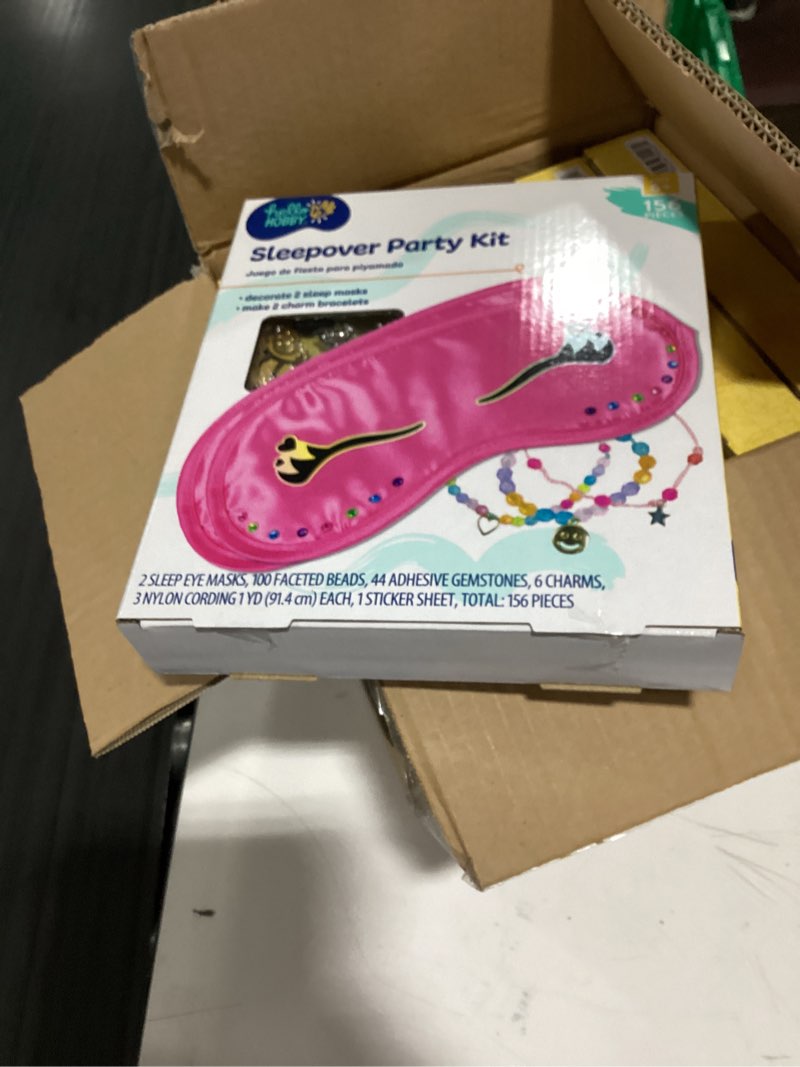 Condition photo showing New/Like New for hello hobby multicolor sleepover party kit