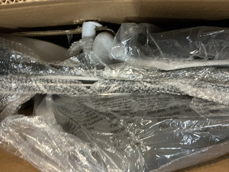 Condition photo showing New/Like New for Flash Furniture Tiffany Side Reception Chair with Armrests, Stackable Vinyl Waiting Room Chair for C